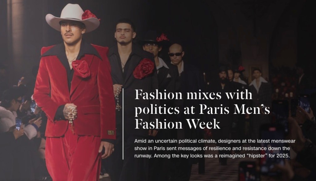 Screenshot of CNN Style section